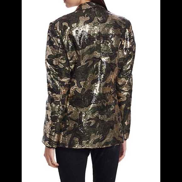 R13 sequin camo jacket.. $1795 Size XS. - Picture 5 of 8